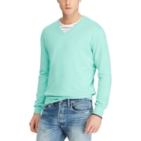 Slim Fit Cotton V-Neck Sweater