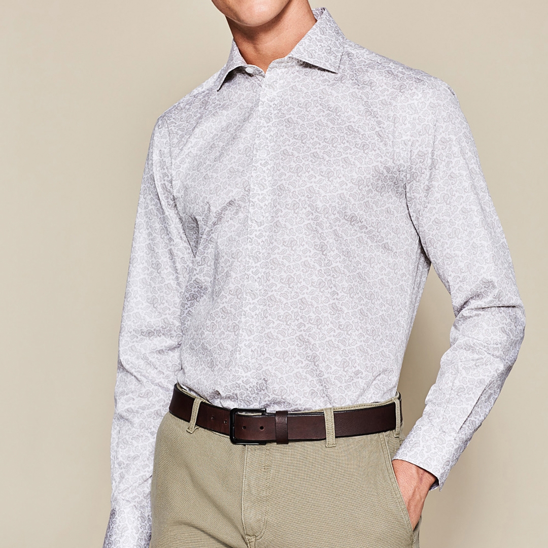 Printed formal shirt